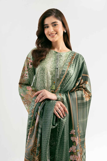 Nishat Linen 3 Piece - Digital Printed Embroidered Suit - 42501841 Online Shopping
